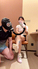 【可可公主】放毒面具窒息气味辱=臭鞋圣水负压瓶JS260621-38