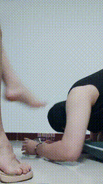 【苏苏女王】掐乳强迫舔臭脚JS260619-18